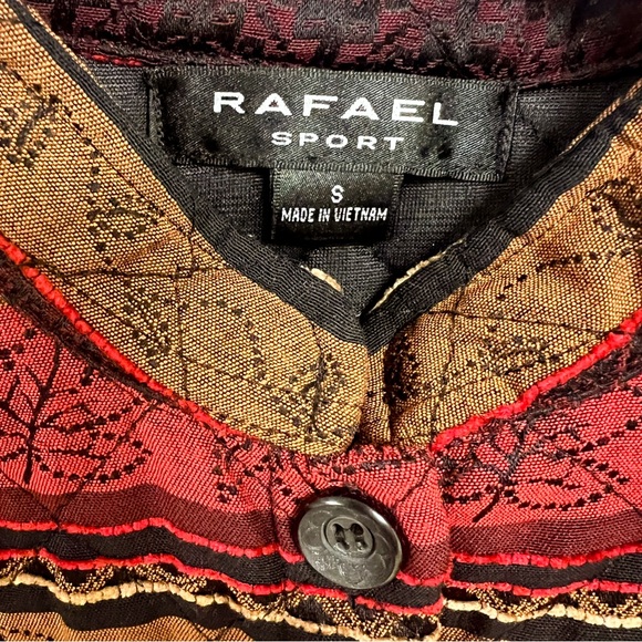 Vintage Rafael Sport autumn quilt jacket with leaves - Picture 4 of 4